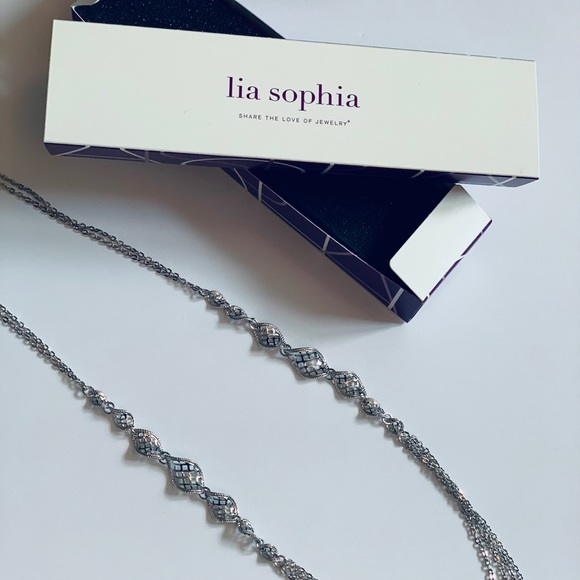 NWT Lia Sophia ‘Spindle’ Necklace - Picture 5 of 8